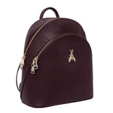 Patrizia Pepe - Zaino Fly in pelle doppia tasca, Bordeaux